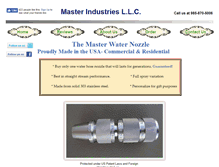 Tablet Screenshot of masterindustriesllc.com